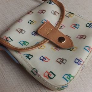Rainbow Dooney Bourke Vintage Crossbody Purse